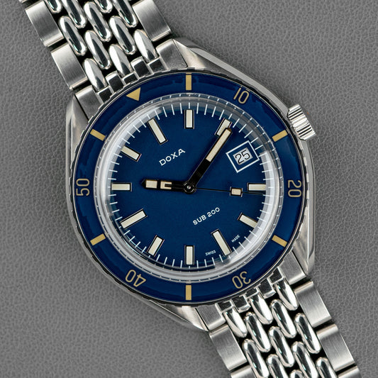 Doxa Caribbean Sub 200 Automatic Blue Dial 42mm