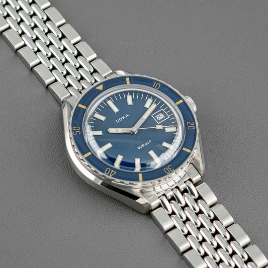 Doxa Caribbean Sub 200 Automatic Blue Dial 42mm