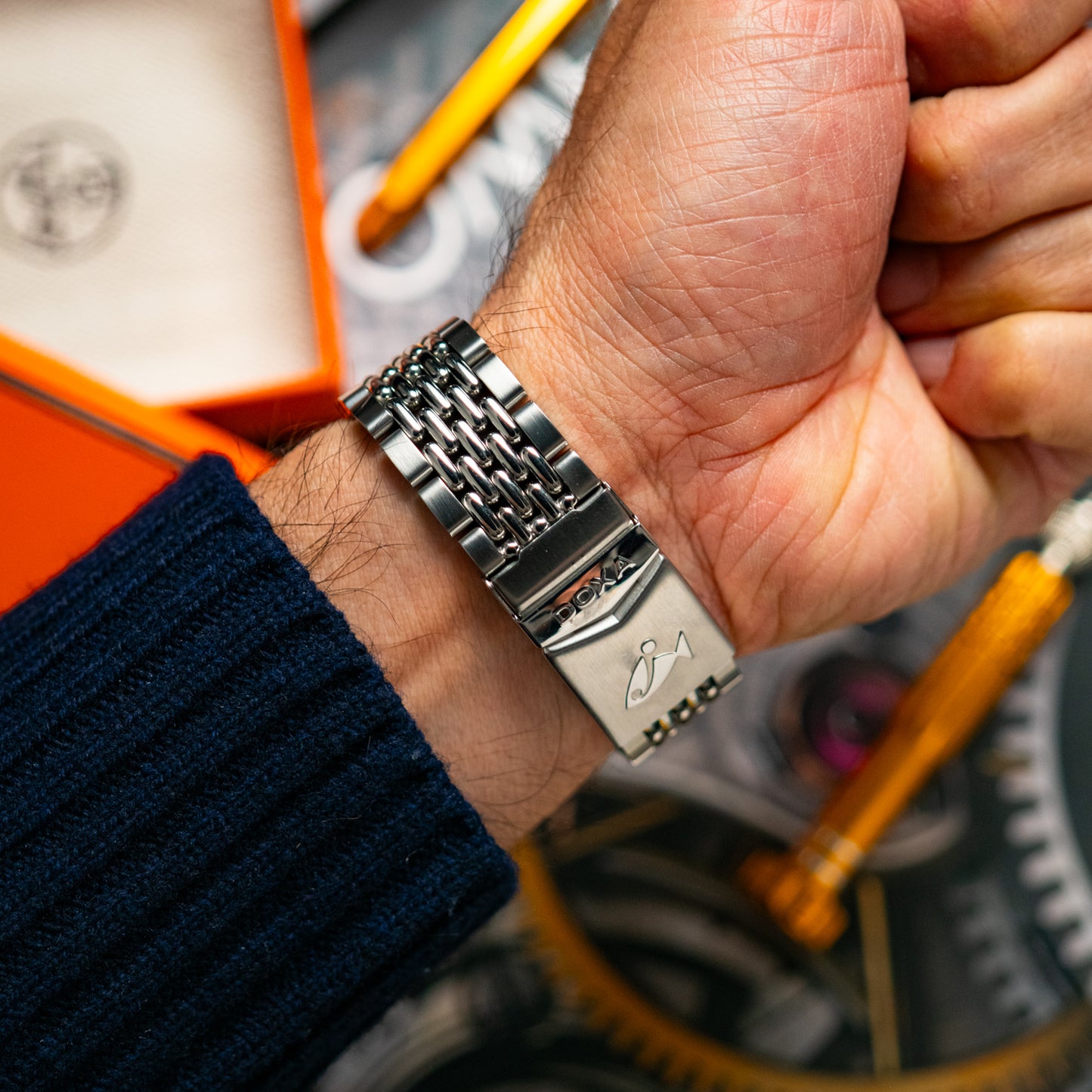 Doxa Caribbean Sub 200 Automatic Blue Dial 42mm