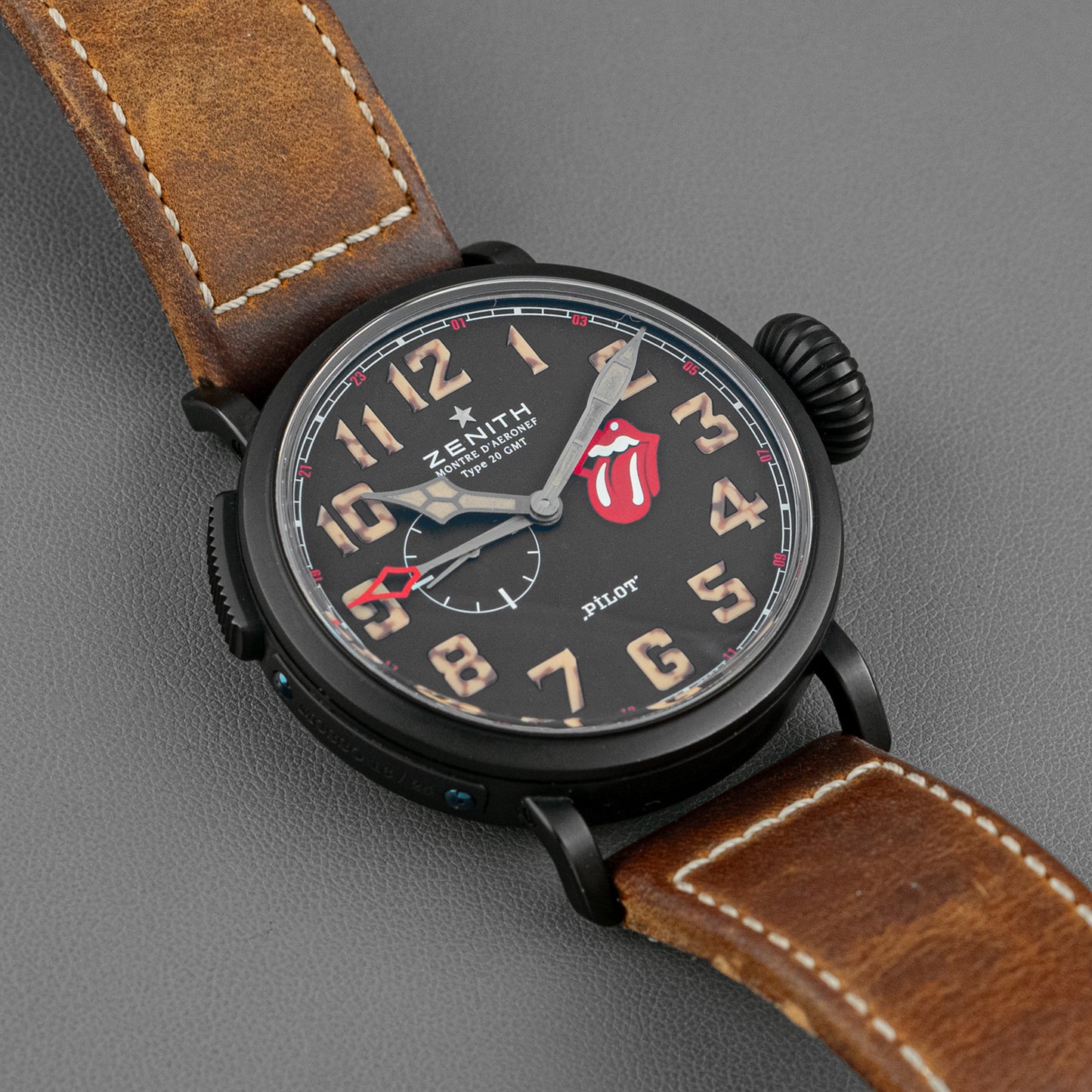 Zenith Pilot Type 20 Rolling Stones Edition GMT 48mm