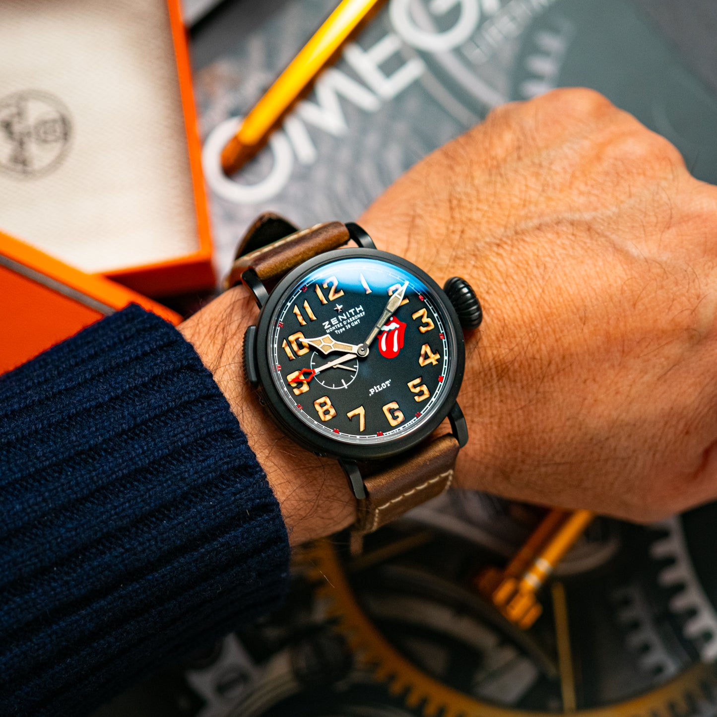 Zenith Pilot Type 20 Rolling Stones Edition GMT 48mm