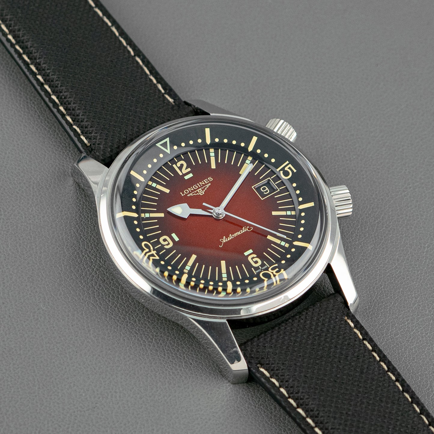 Longines Legend Diver Automatic Brown Dial 42mm