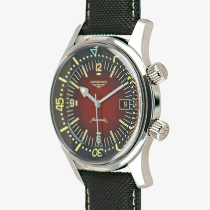 Longines Legend Diver Automatic Brown Dial 42mm