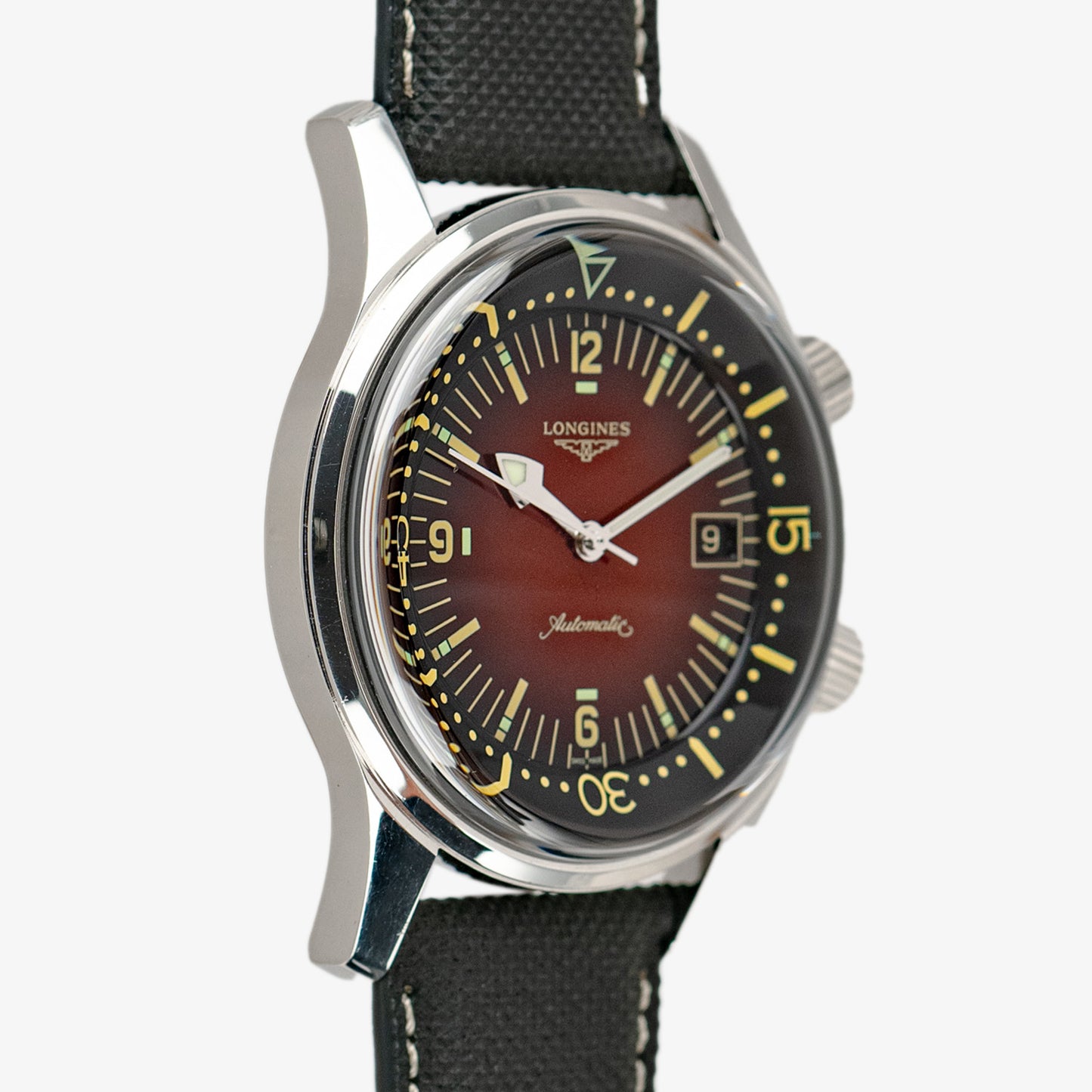 Longines Legend Diver Automatic Brown Dial 42mm