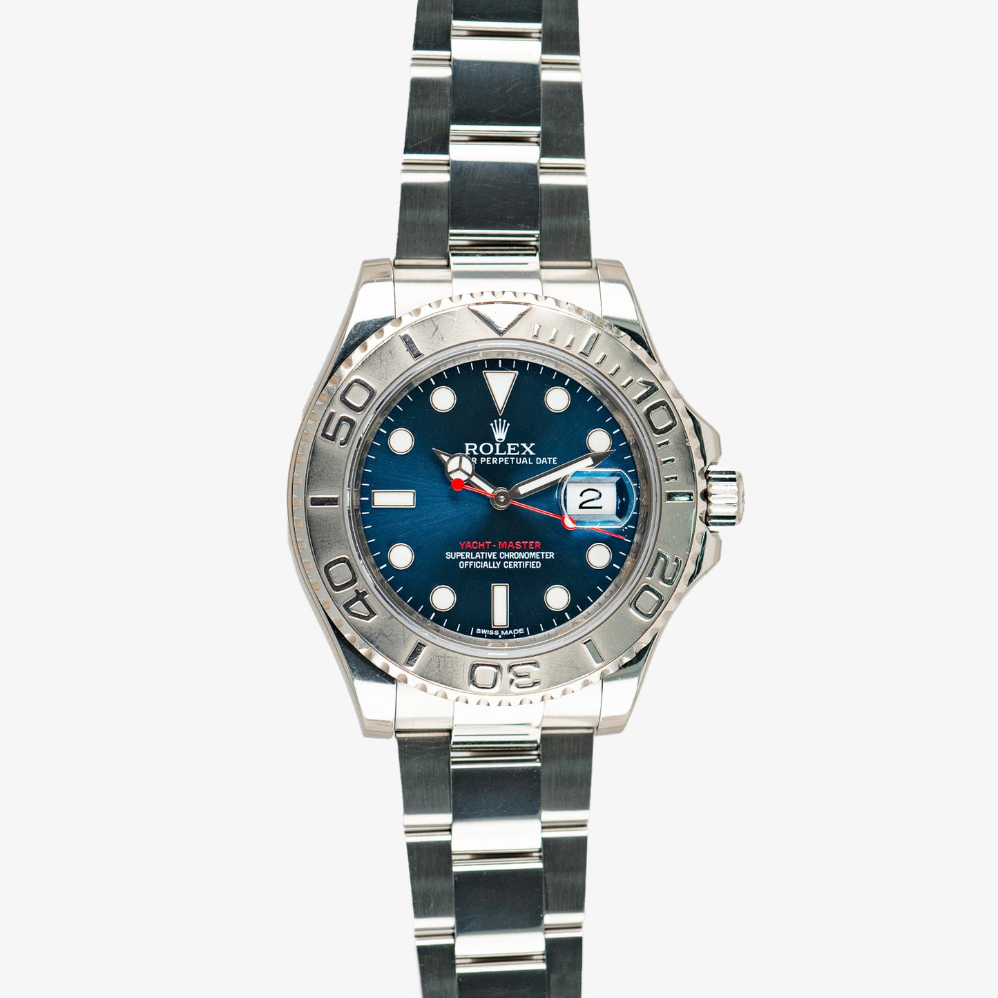 Rolex Yacht-Master 116622 Rolesium Blue Dial 40mm
