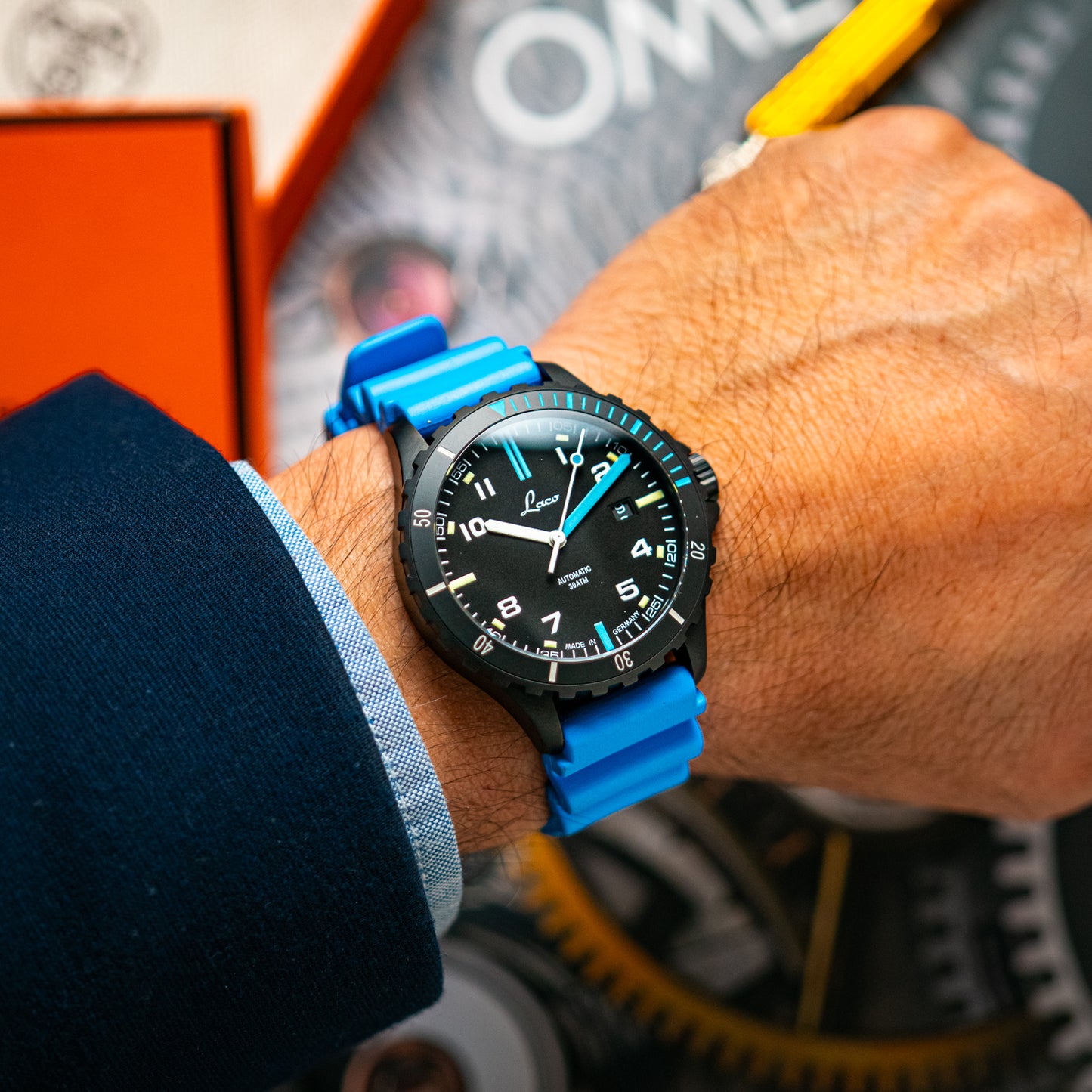 Laco Sport Atlantik Automatic Black Dial 42mm