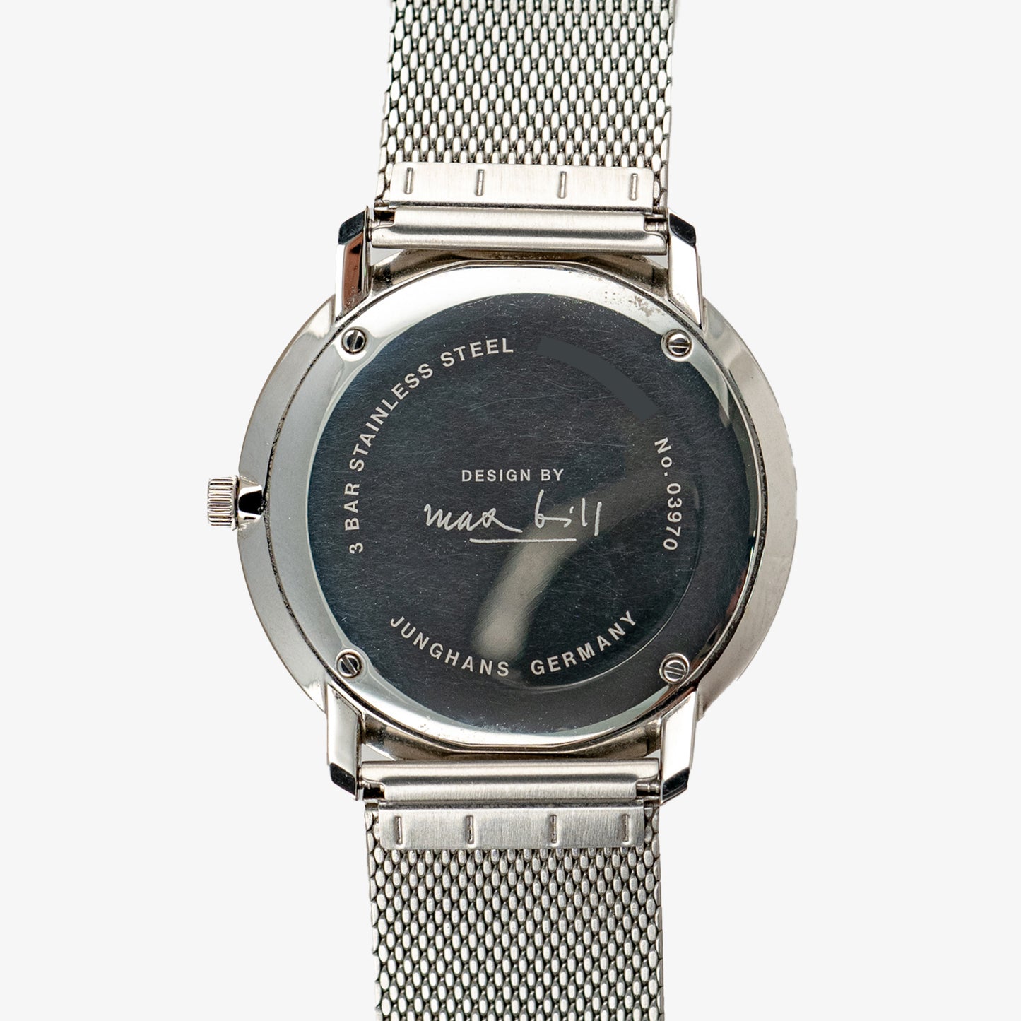 Junghans Max Bill Quartz Date Silver Dial 38mm