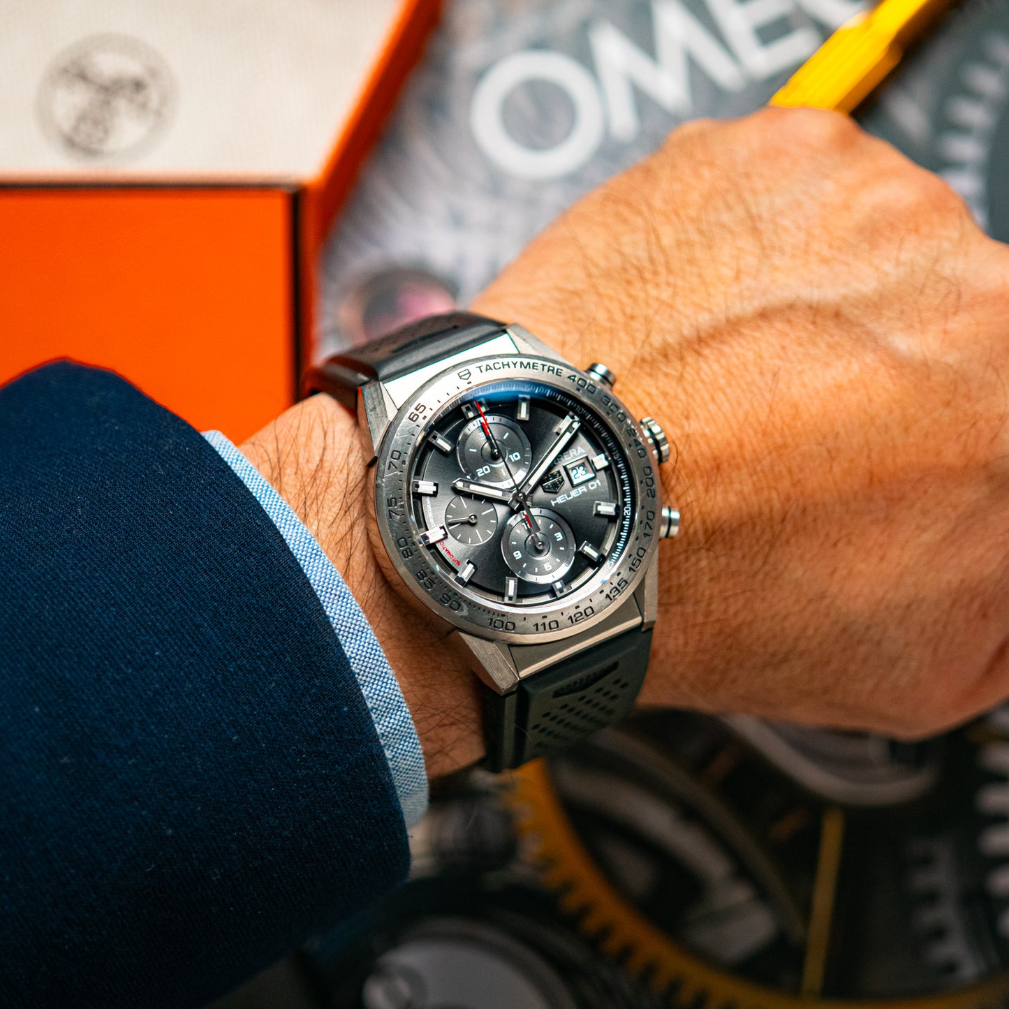 TAG Heuer Carrera Heuer 01 Chronograph Black 43mm