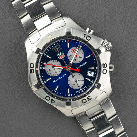 TAG Heuer Aquaracer Quartz Chronograph Blue 41mm
