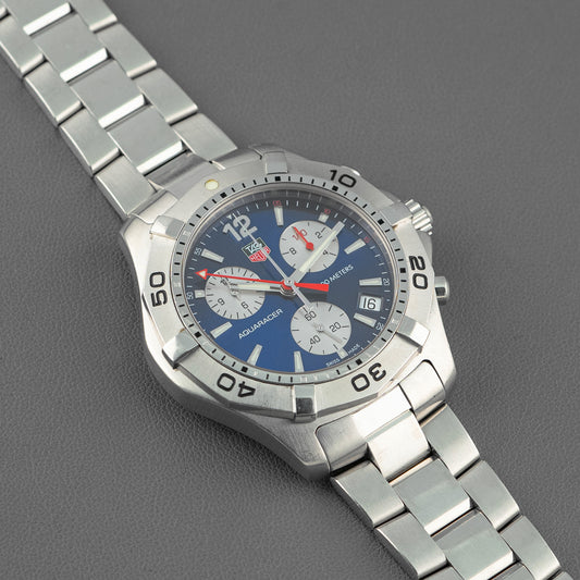 TAG Heuer Aquaracer Quartz Chronograph Blue 41mm