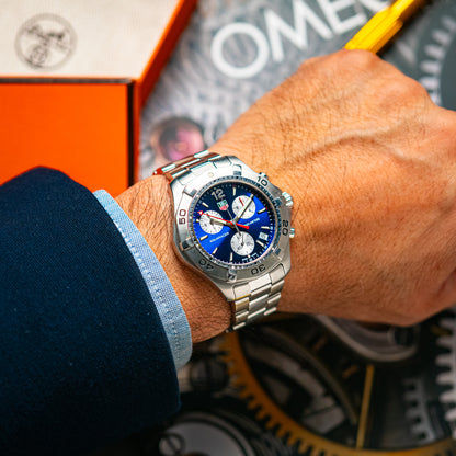 TAG Heuer Aquaracer Quartz Chronograph Blue 41mm