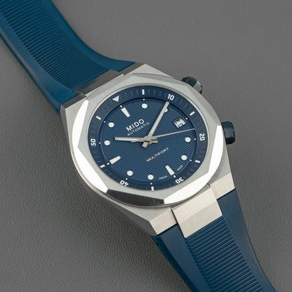 Mido Multifort 8 Two Crowns Automatic Blue 42mm