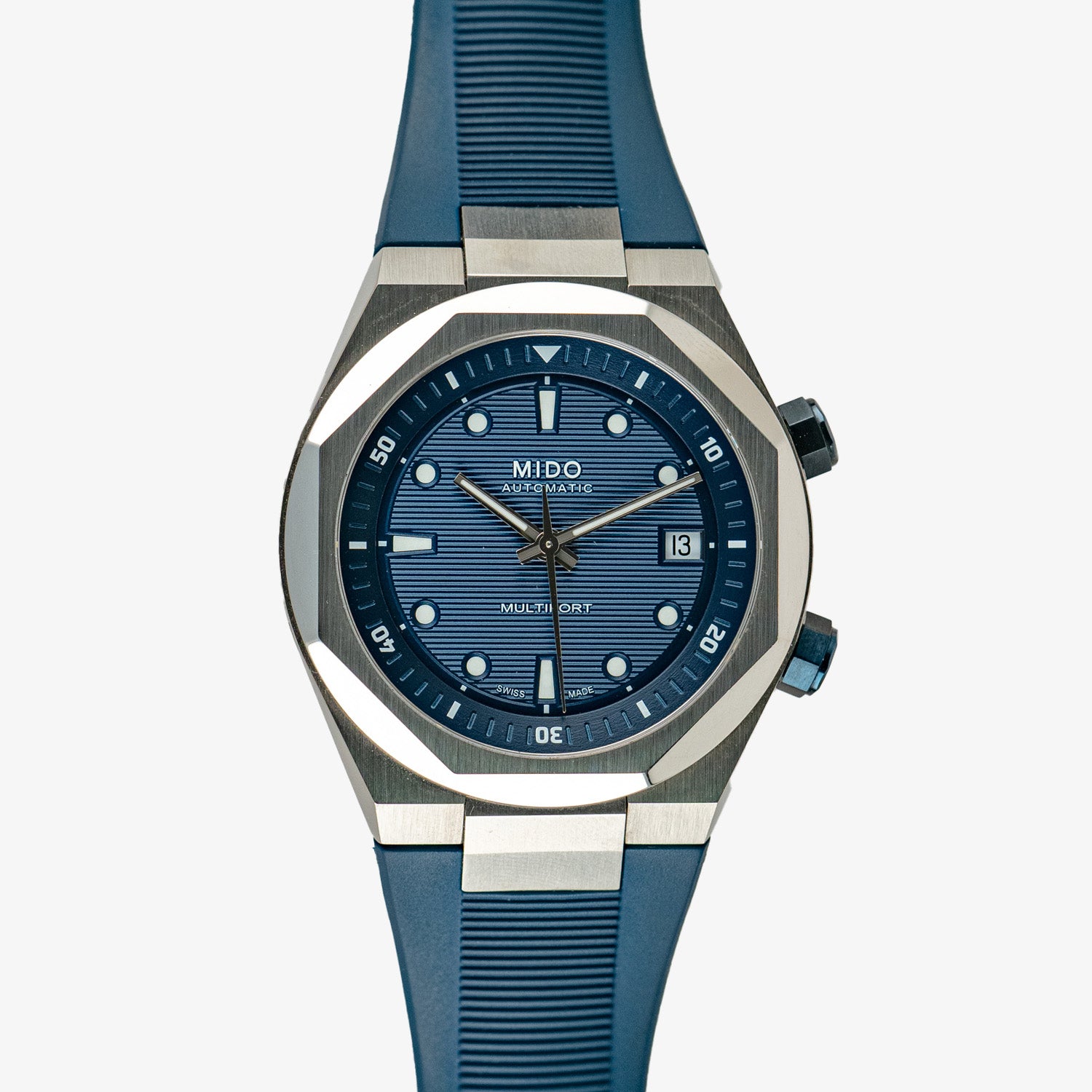 Mido Multifort 8 Two Crowns Automatic Blue 42mm – LOFT