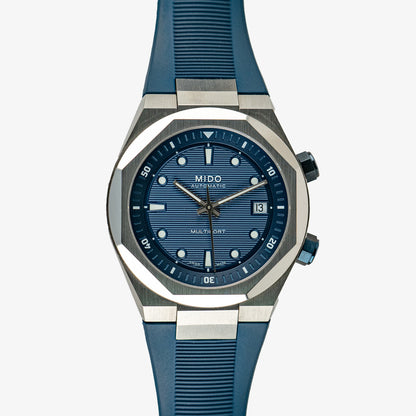 Mido Multifort 8 Two Crowns Automatic Blue 42mm