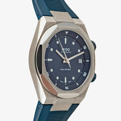 Mido Multifort 8 Two Crowns Automatic Blue 42mm