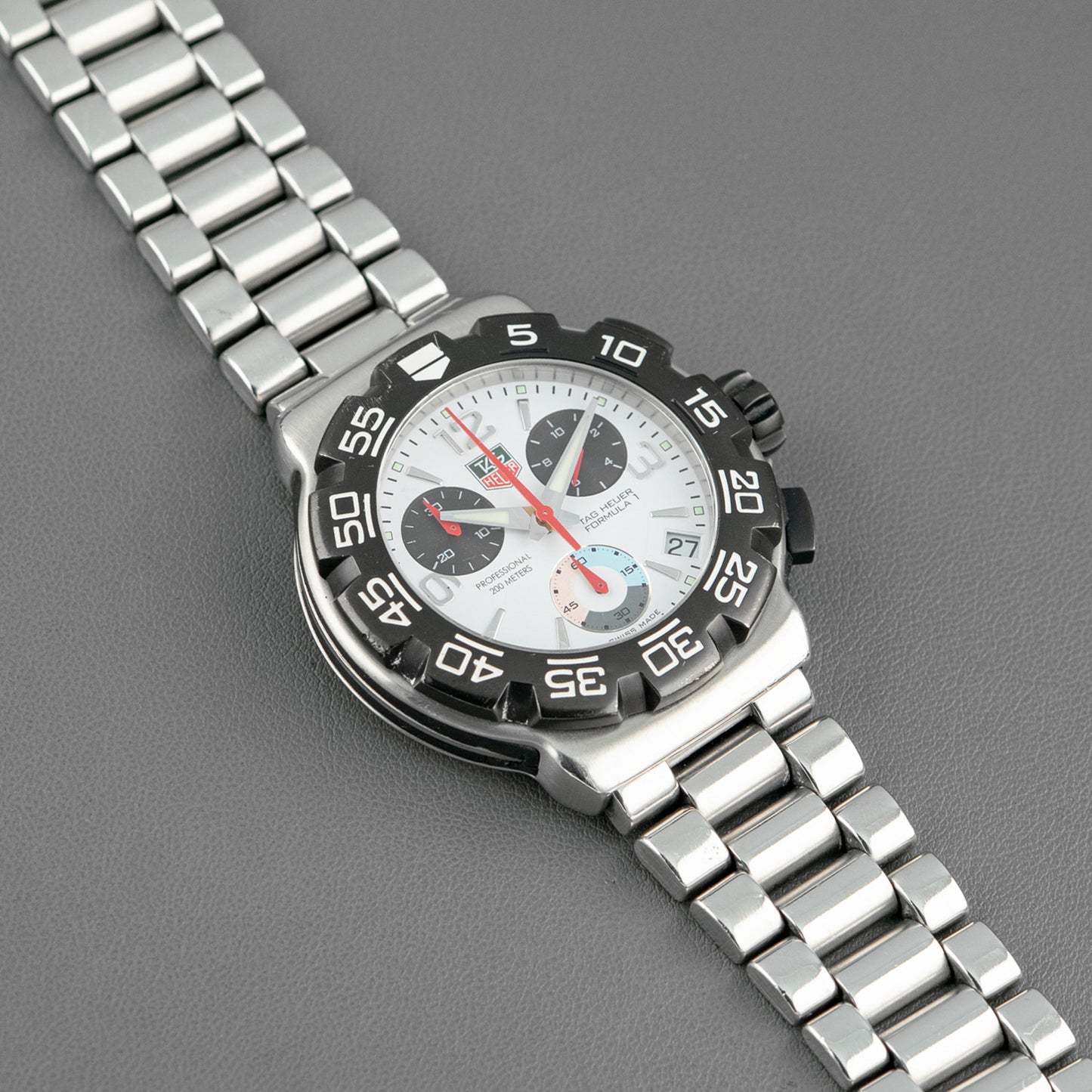 TAG Heuer Formula 1 Chronograph White Dial 41mm