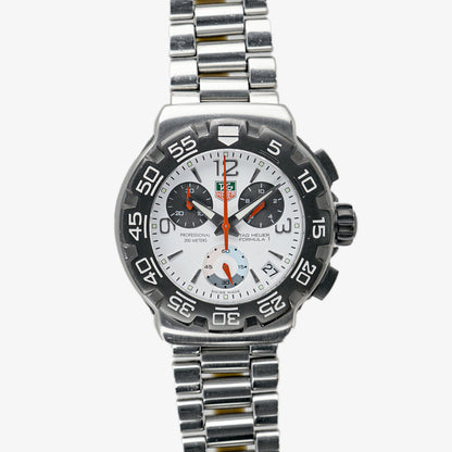 TAG Heuer Formula 1 Chronograph White Dial 41mm