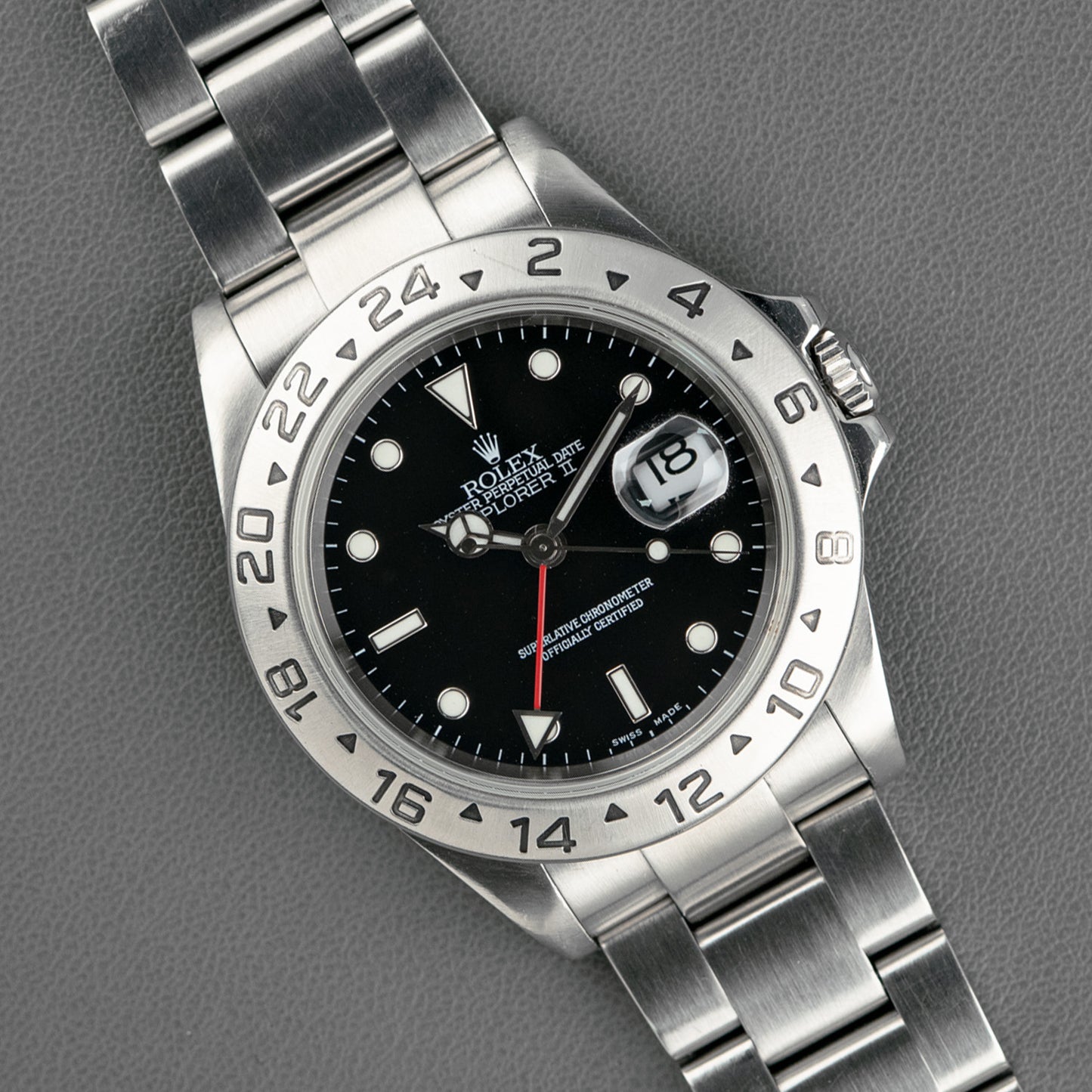 Rolex Explorer II 16970 Automatic GMT Black 40mm