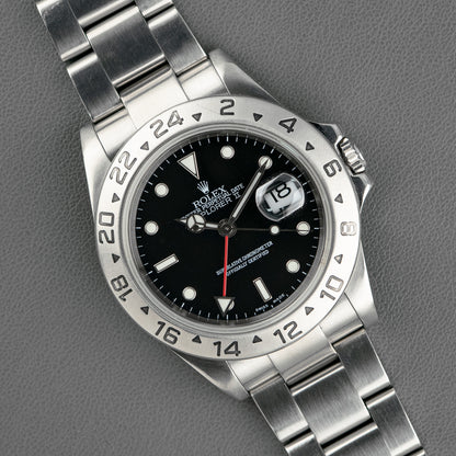 Rolex Explorer II 16970 Automatic GMT Black 40mm