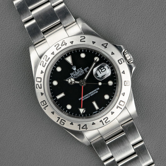Rolex Explorer II 16970 Automatic GMT Black 40mm