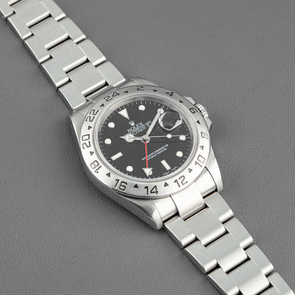 Rolex Explorer II 16970 Automatic GMT Black 40mm