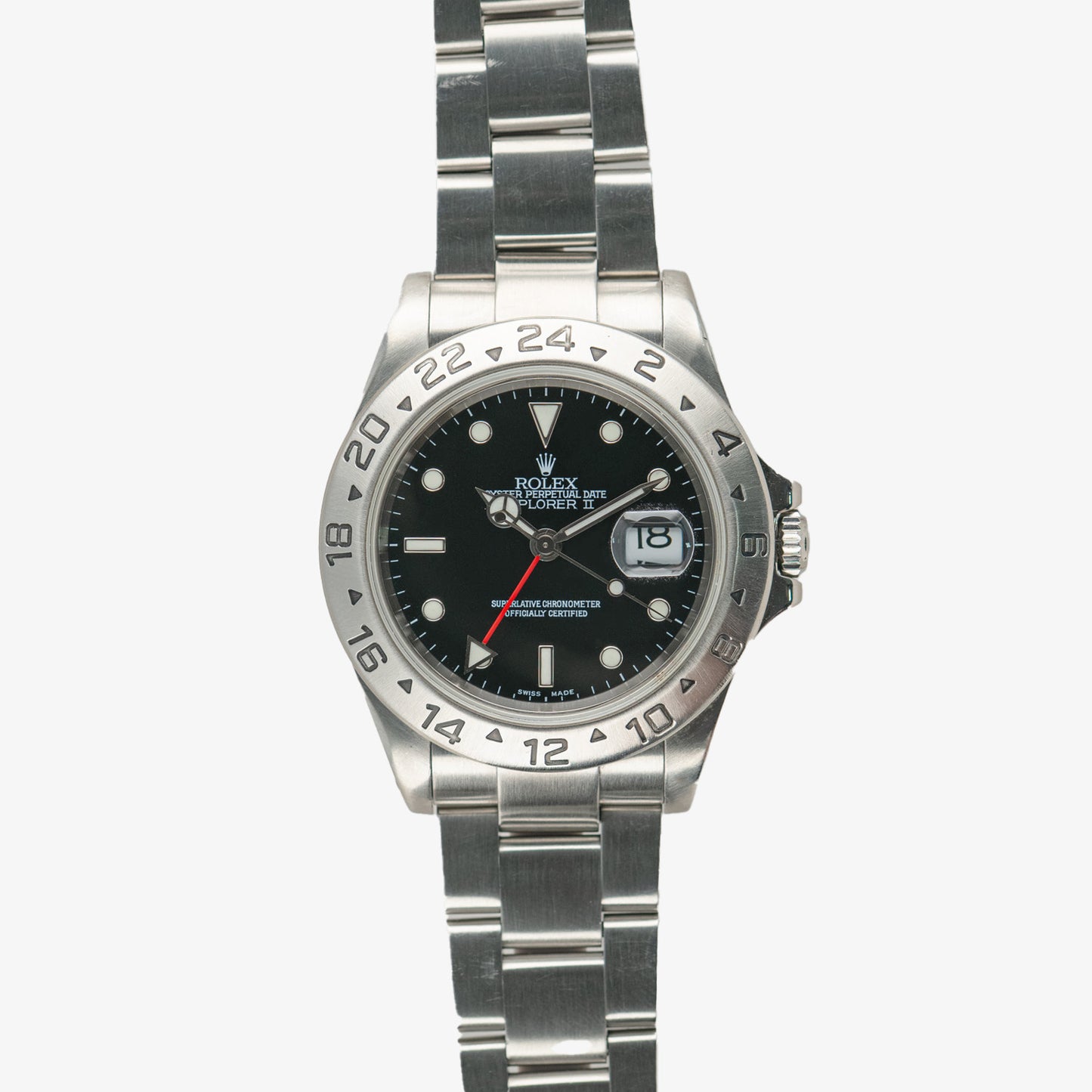 Rolex Explorer II 16970 Automatic GMT Black 40mm