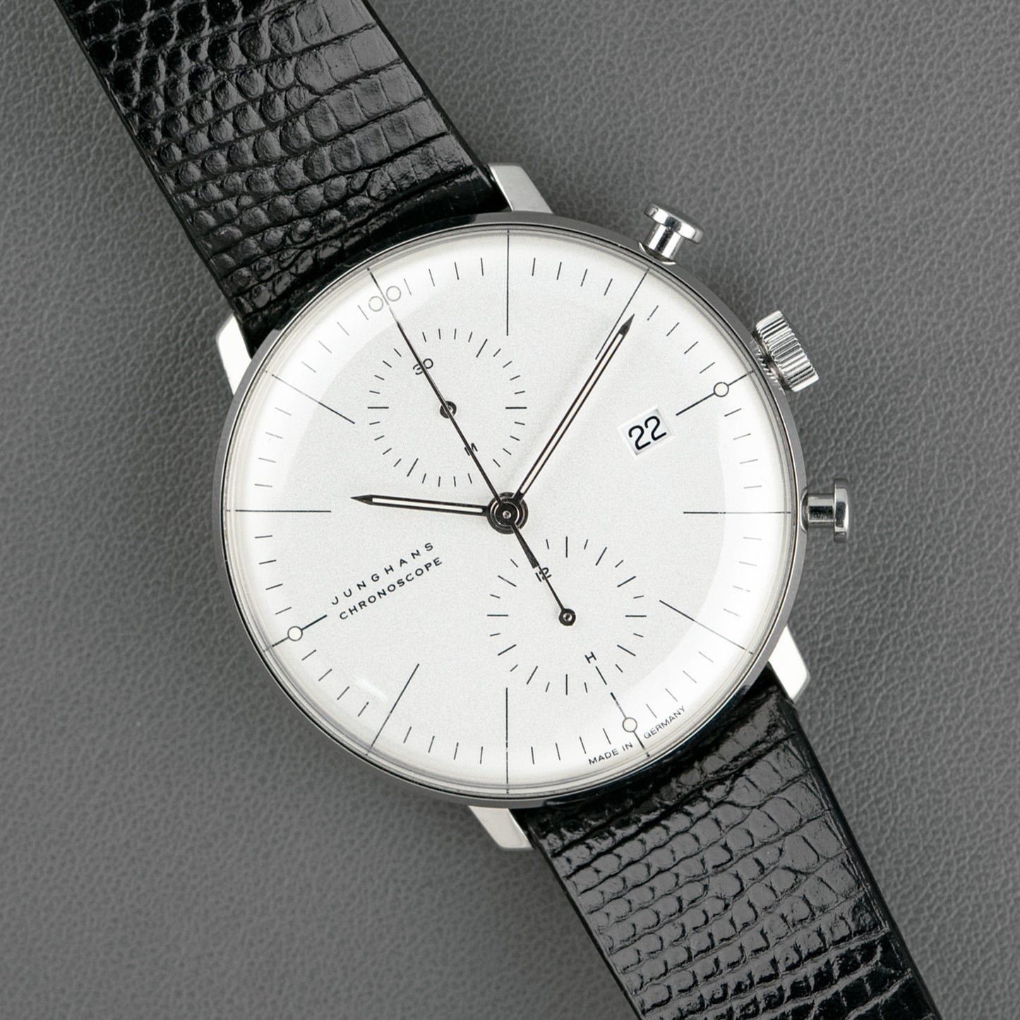 Junghans Max Bill Chronoscope Automatic White 40mm