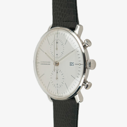 Junghans Max Bill Chronoscope Automatic White 40mm