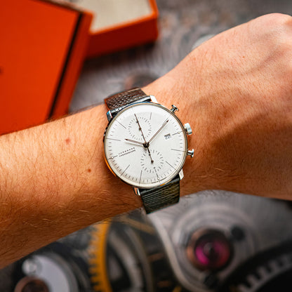 Junghans Max Bill Chronoscope Automatic White 40mm
