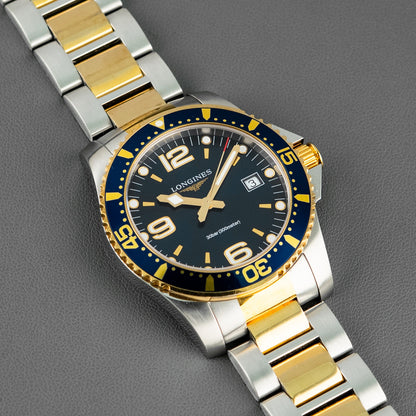 Longines HydroConquest Quartz Blue Dial Two-Tone 41mm