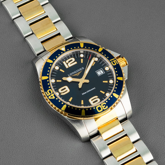 Longines HydroConquest Quartz Blue Dial Two-Tone 41mm