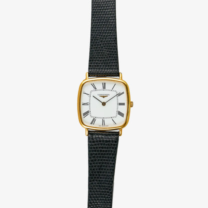 Longines Square Manual Wind Yellow Plated 32mm