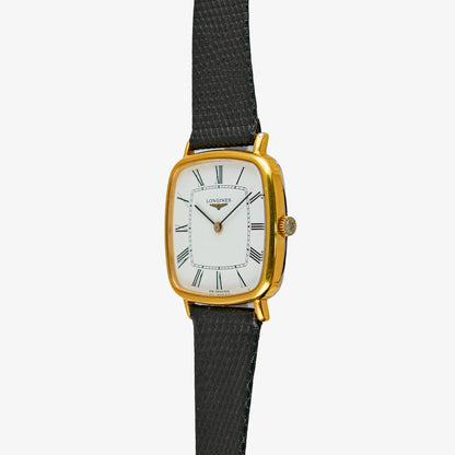 Longines Square Manual Wind Yellow Plated 32mm