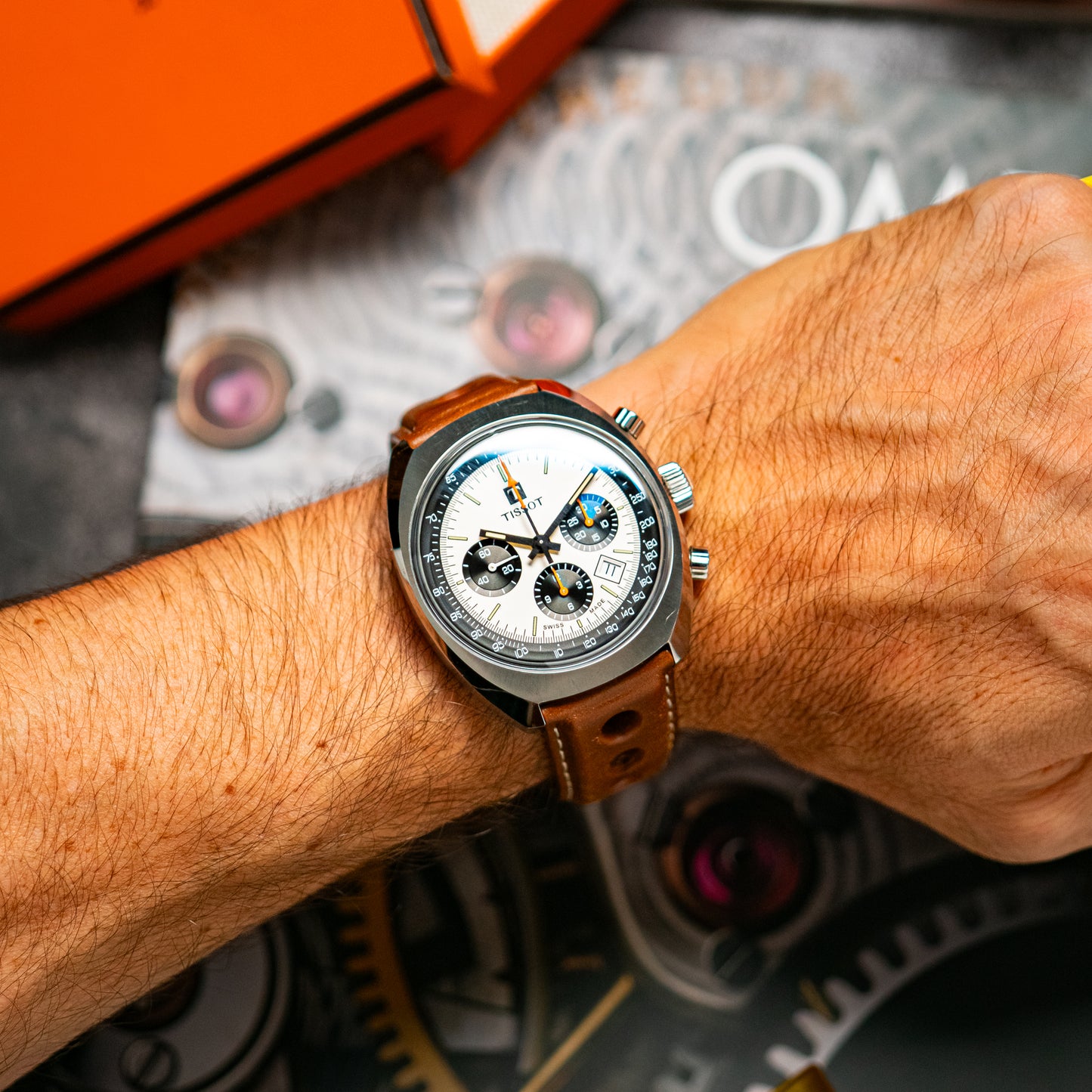 Tissot Heritage 1973 Chronograph Black Dial Automatic 43mm