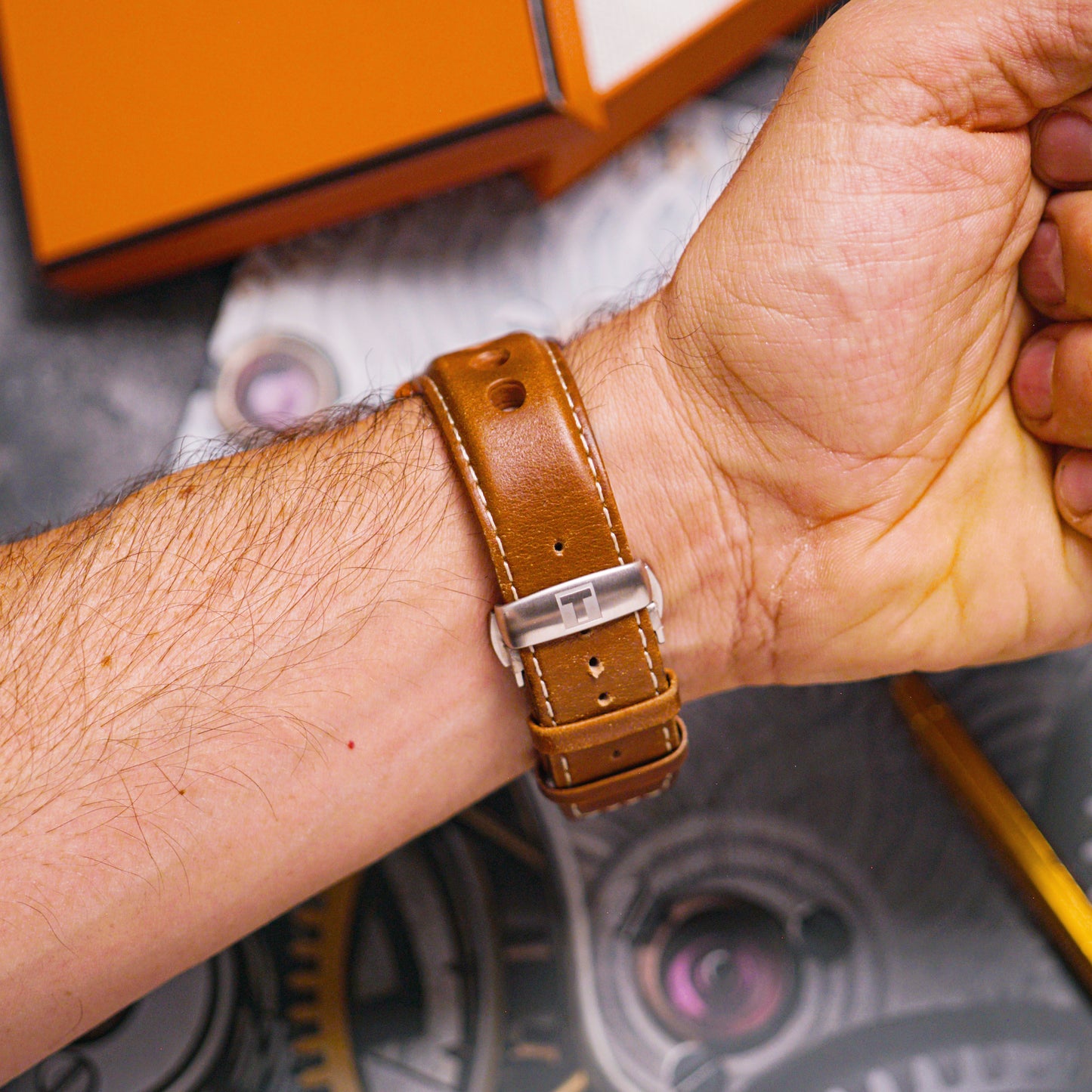 Tissot Heritage 1973 Chronograph Black Dial Automatic 43mm