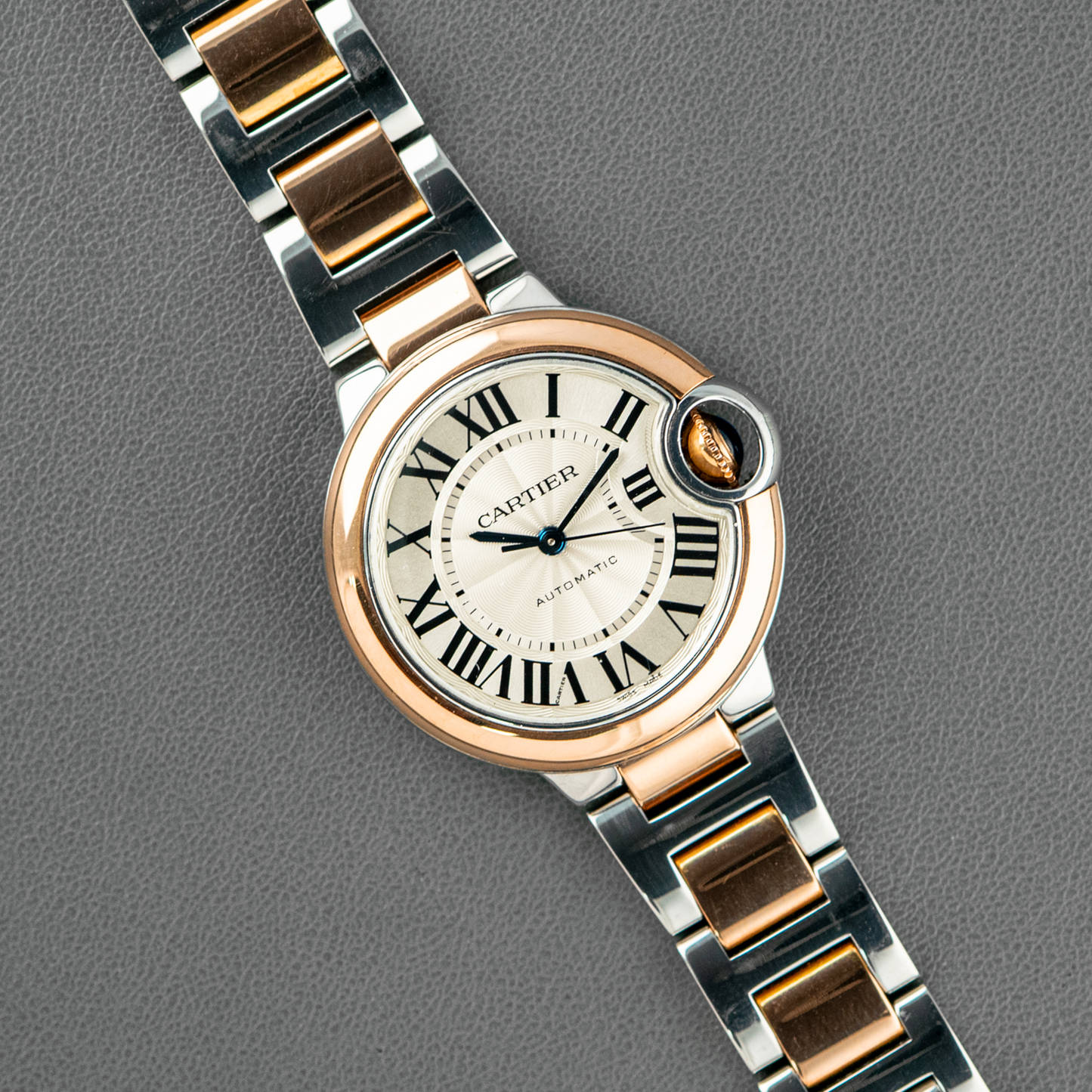 Cartier Ballon Bleu Automatic Two-Tone Silver Dial 33mm