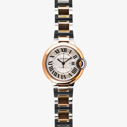 Cartier Ballon Bleu Automatic Two-Tone Silver Dial 33mm