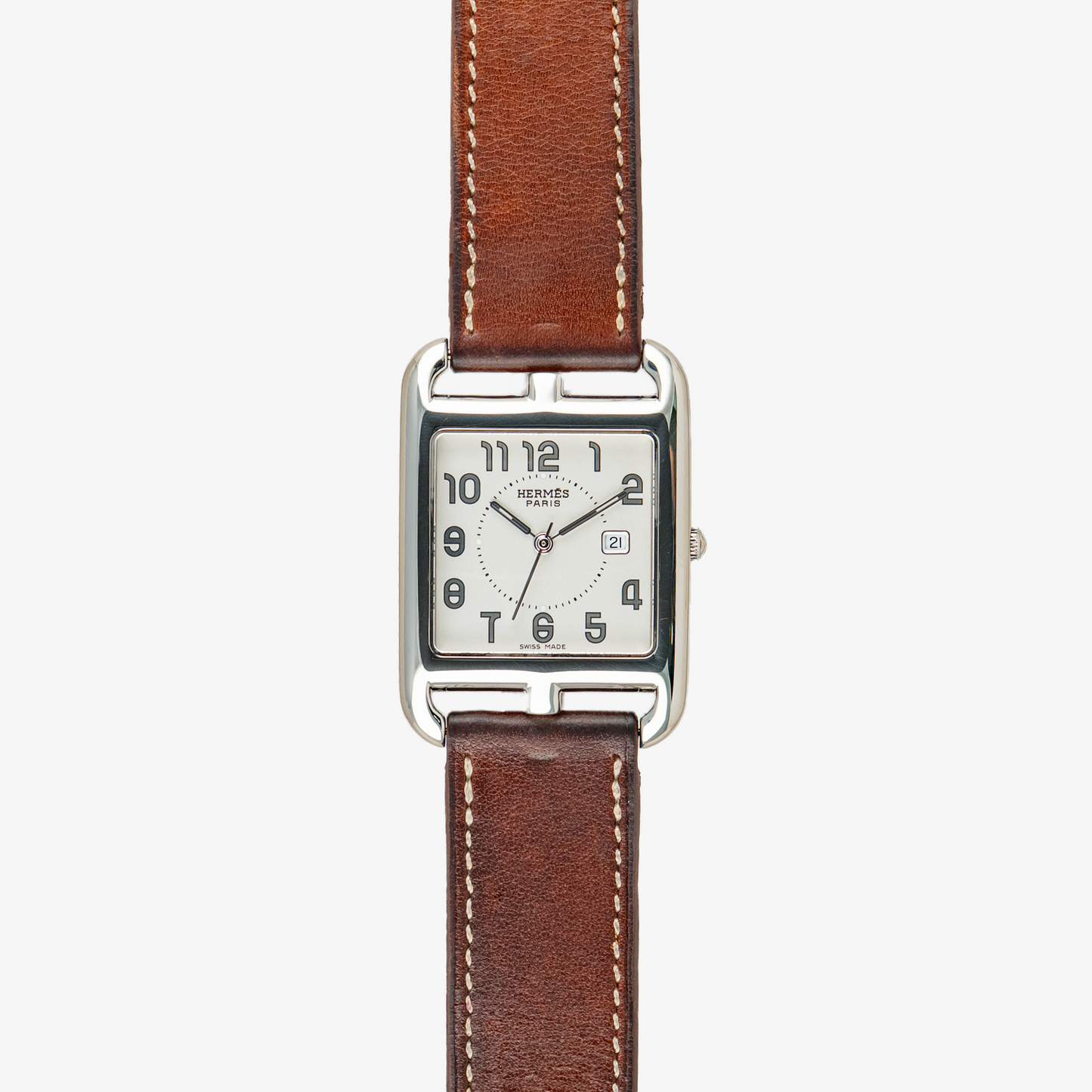 Hermès Cape Cod Cuarzo Silver Dial 36mm