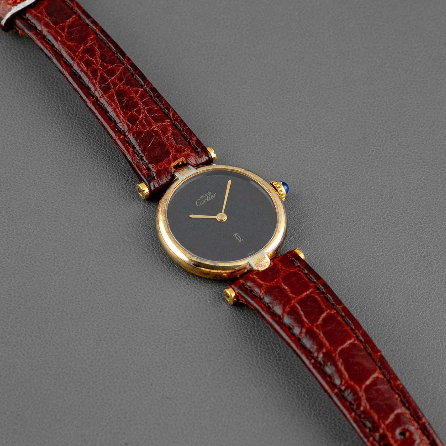 Cartier Must Vendôme Quartz Gold Plated 24mm