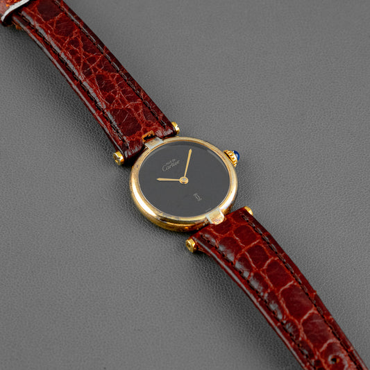 Cartier Must Vendôme Quartz Gold Plated 24mm