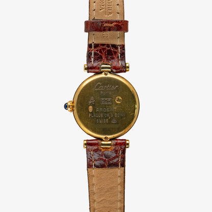 Cartier Must Vendôme Quartz Gold Plated 24mm