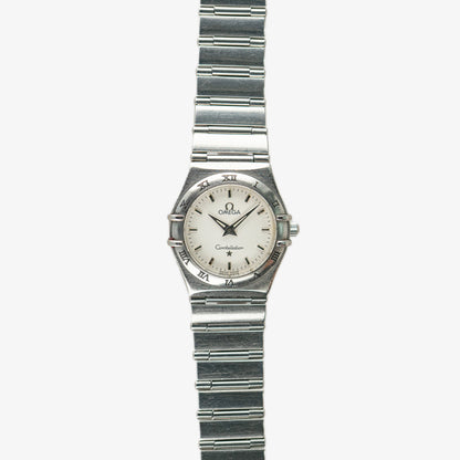 Omega Constellation Mini Quartz Steel White 25mm