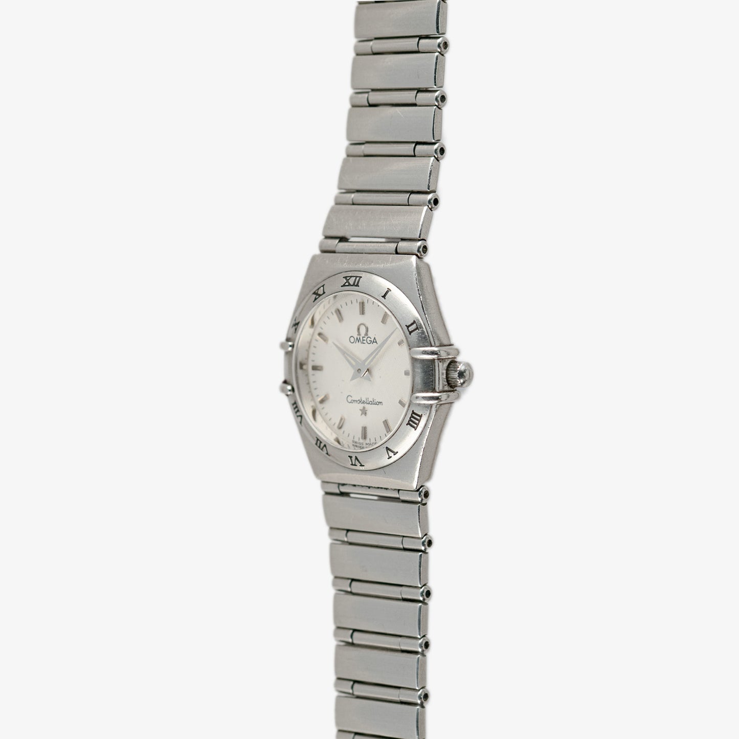 Omega Constellation Mini Quartz Steel White 25mm