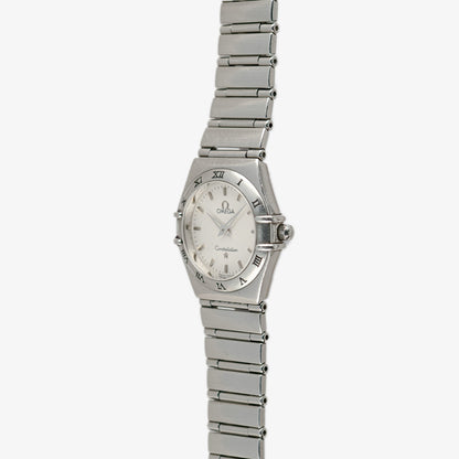 Omega Constellation Mini Quartz Steel White 25mm