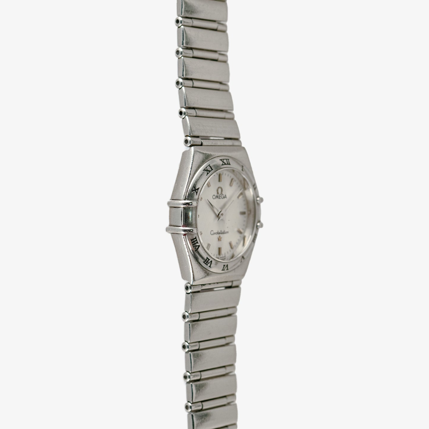 Omega Constellation Mini Quartz Steel White 25mm
