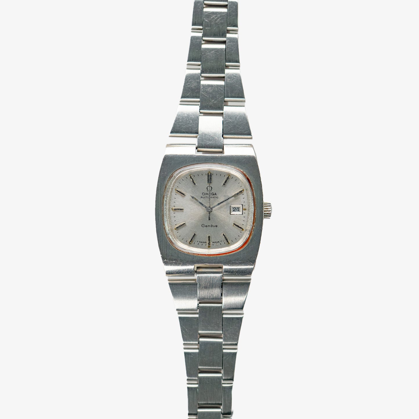 Omega Genève Automatic Steel Silver Dial 28mm