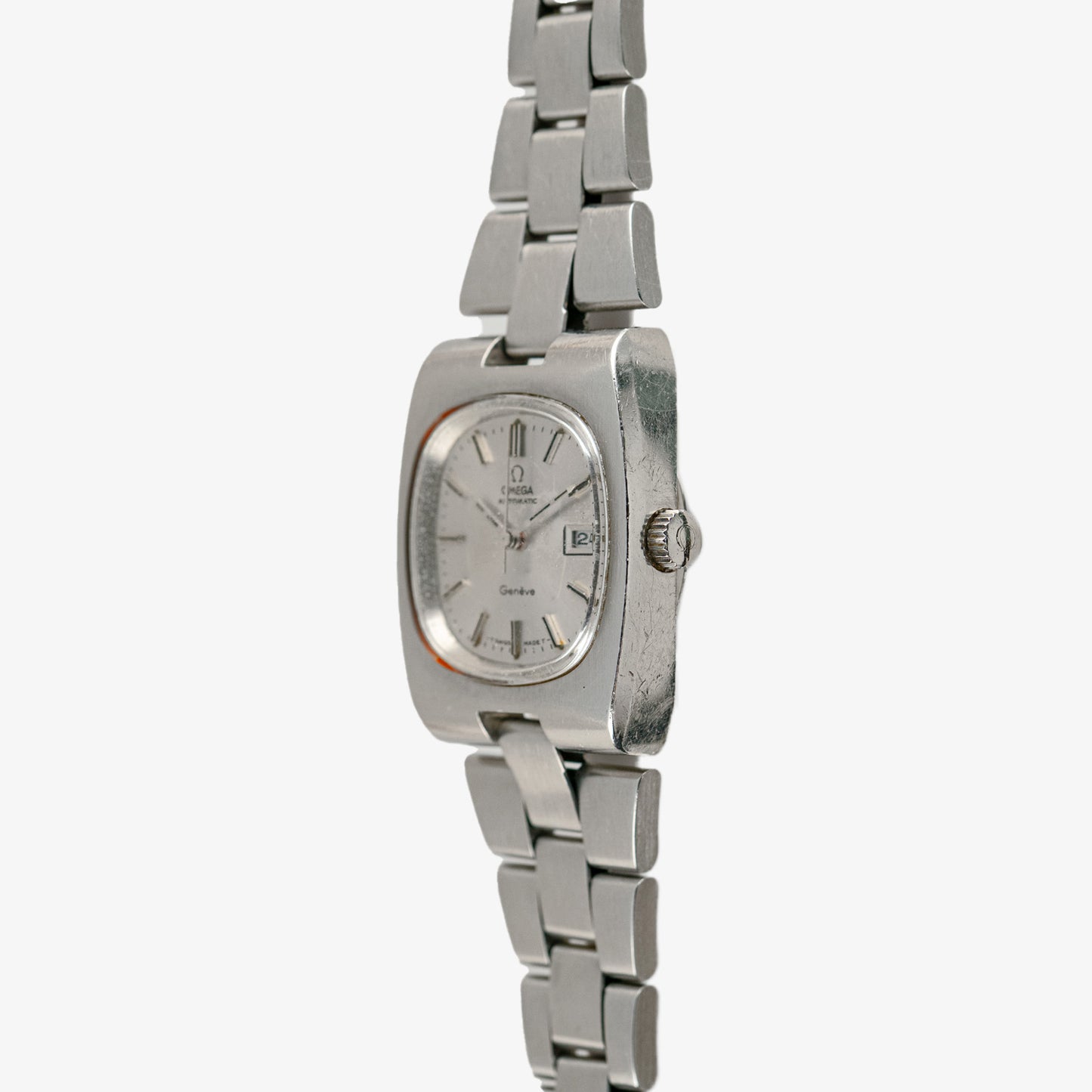 Omega Genève Automatic Steel Silver Dial 28mm