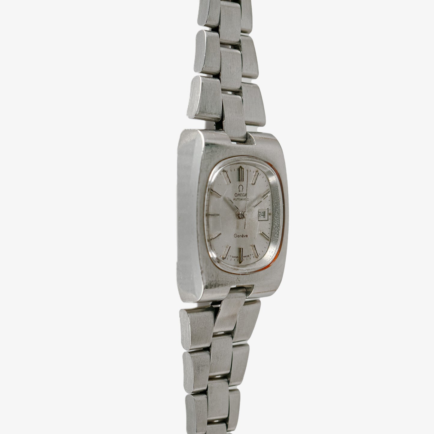 Omega Genève Automatic Steel Silver Dial 28mm