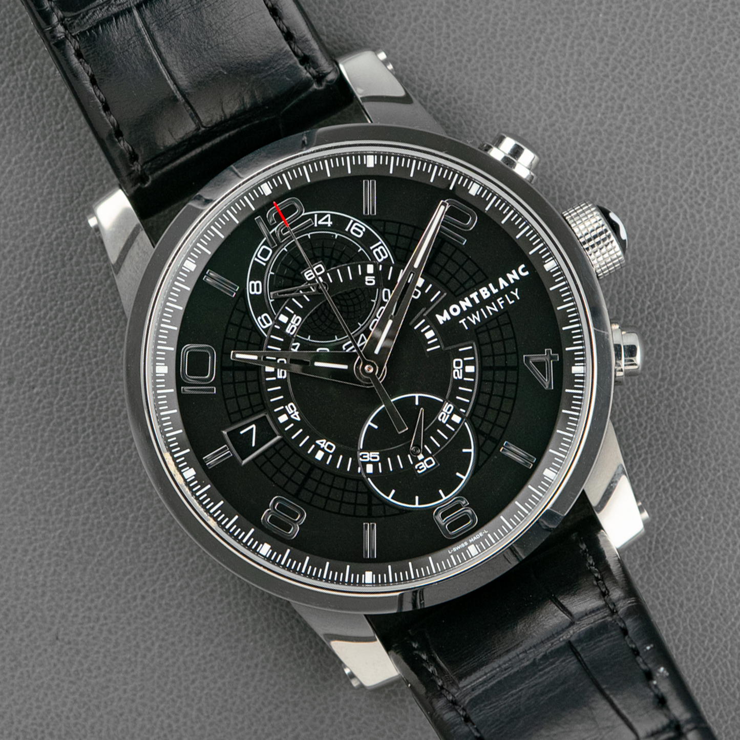 Montblanc TimeWalker Chronograph Black Dial Automatic 43mm