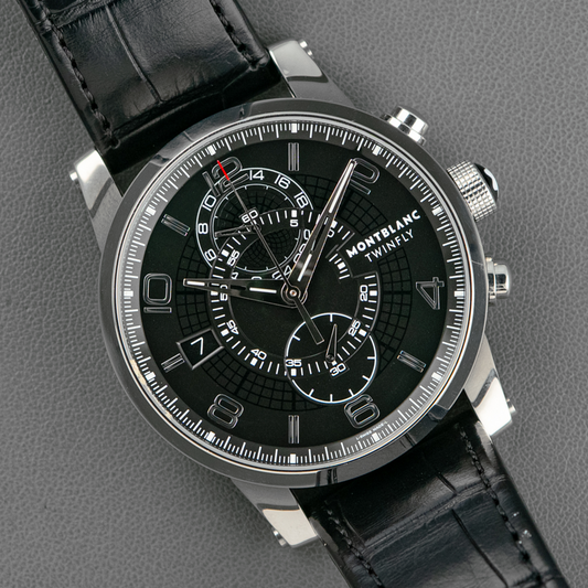 Montblanc TimeWalker Chronograph Black Dial Automatic 43mm